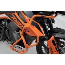 Sw-Motech SBL.04.521.10100/EB Upper Crash Bars, Orange For KTM 790/890 Adventure / R (2019-) -Arrow Shop sw motech sbl 04 521 10100 eb upper crash bars image5