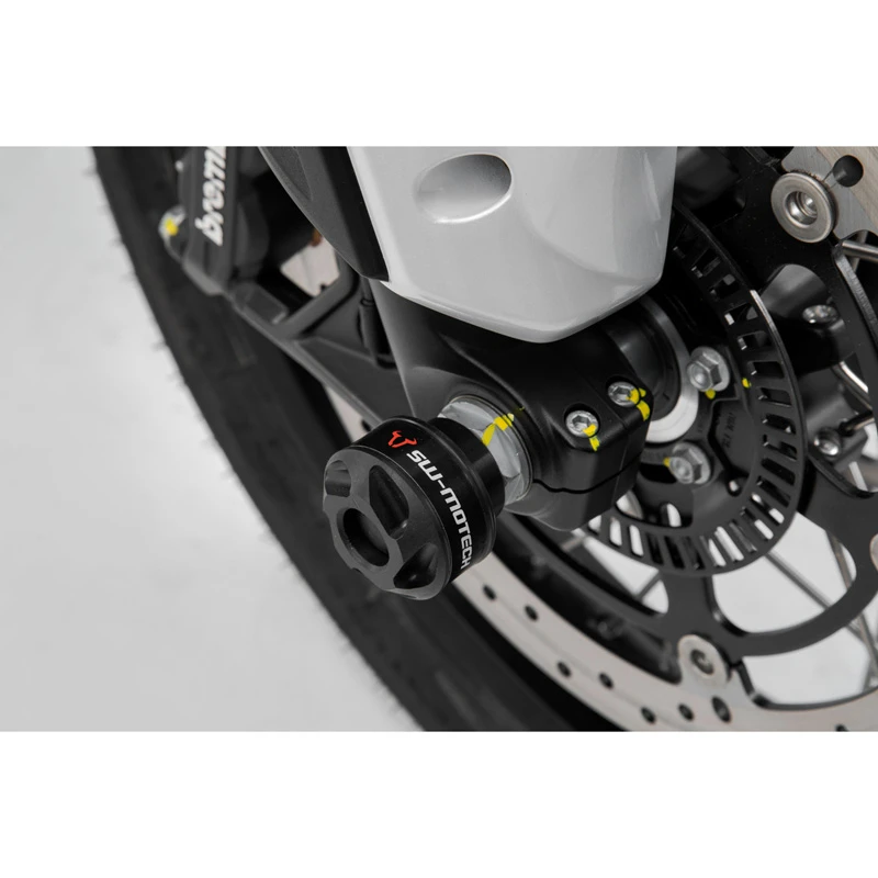 Sw-Motech STP.17.176.10001/B Front Axle Sliders For Moto Guzzi V85 TT (2019-) 1 Sw-Motech STP.17.176.10001/B Front Axle Sliders For Moto Guzzi V85 TT (2019-)