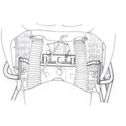 Hepco & Becker Tank Guard - XRV750 Africa Twin '93-up -Arrow Shop xrv750 crashbar 02
