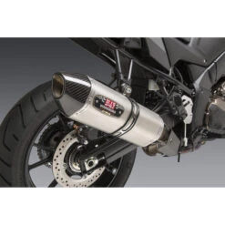Yoshimura 11632B0520 R-77 Stainless Slip-on Exhaust For Suzuki V-strom 1050 (2020-)