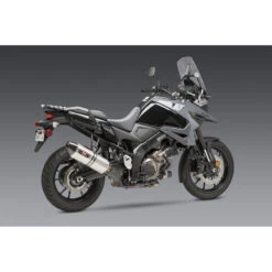 Yoshimura 11632B0520 R-77 Stainless Slip-on Exhaust For Suzuki V-strom 1050 (2020-) -Arrow Shop yoshimura 11632b0520 r 77 stainless exhaust image3