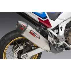 Yoshimura 12401BS520 RS-12 Stainless Slip-on Exhaust For Honda Africa Twin 2020 (2020-)