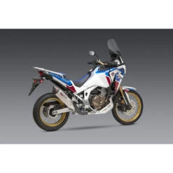Yoshimura 12401BS520 RS-12 Stainless Slip-on Exhaust For Honda Africa Twin 2020 (2020-) -Arrow Shop yoshimura 12401bs520 rs 12 stainless exhaust image7
